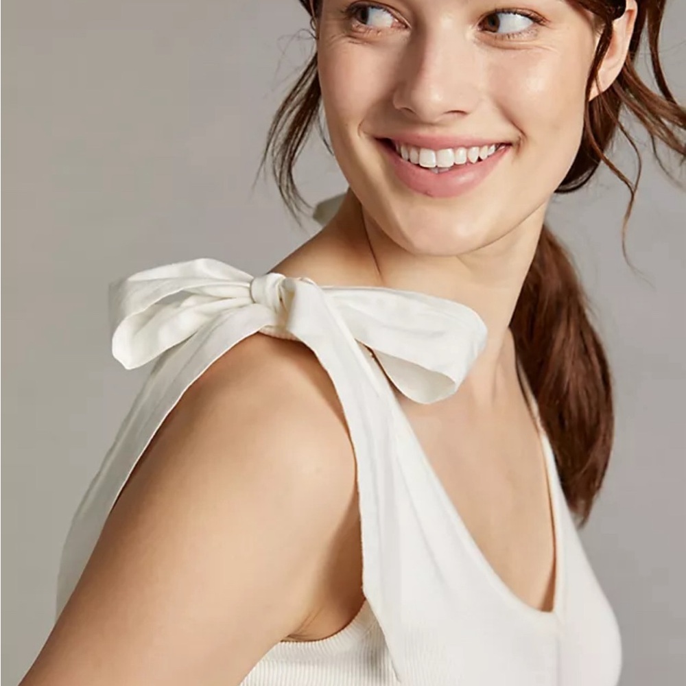 Excellent Condition *Anthropologie* MAEVE BOW-TIE TANK SIZE S